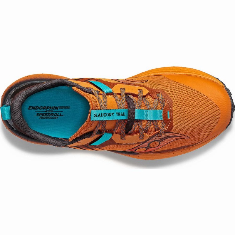 Men's Saucony Endorphin Edge Running Shoes Orange | UAE S27541-K37