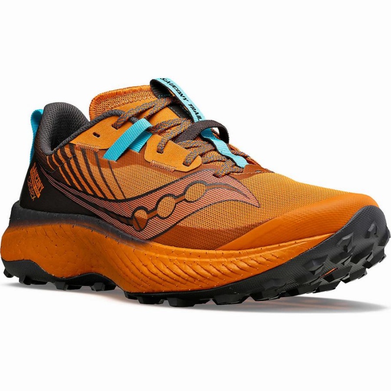 Men's Saucony Endorphin Edge Running Shoes Orange | UAE S27541-K37