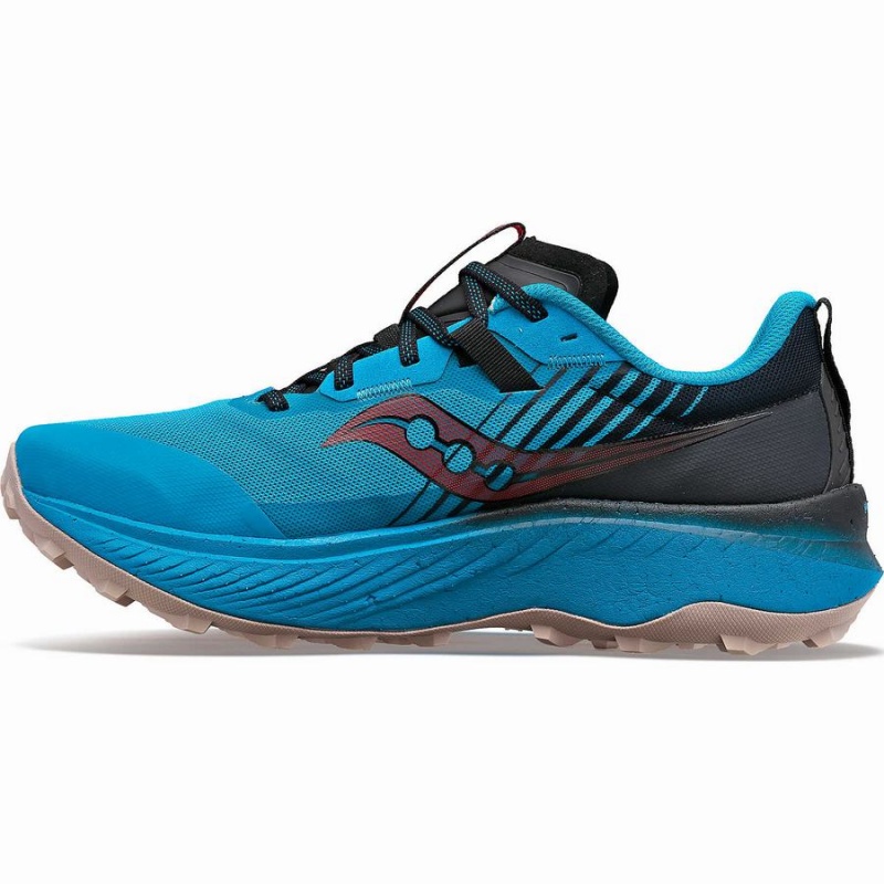 Men's Saucony Endorphin Edge Running Shoes Blue / Black | UAE S24956-L84