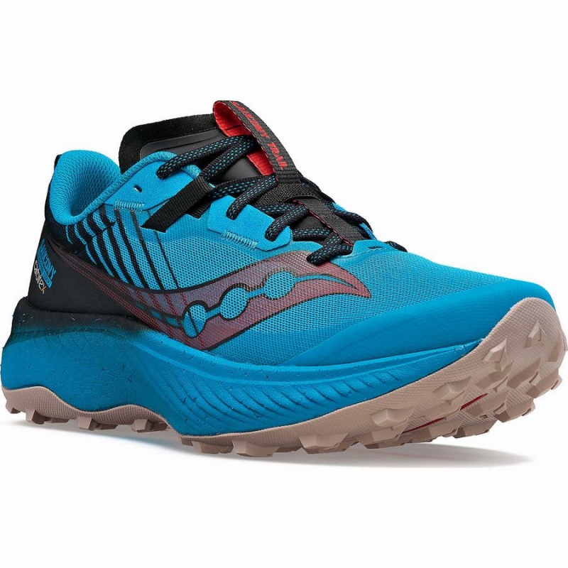 Men's Saucony Endorphin Edge Running Shoes Blue / Black | UAE S24956-L84