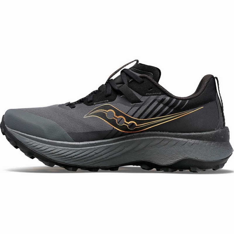 Men's Saucony Endorphin Edge Running Shoes Black | UAE S54769-Q74