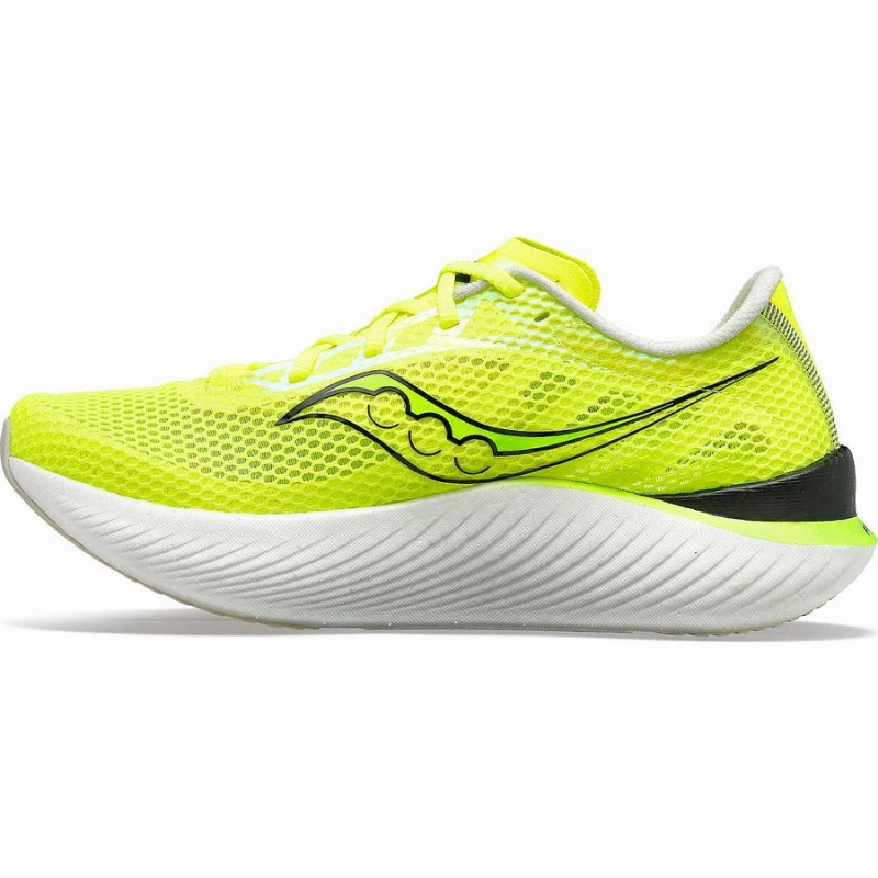 Men's Saucony Endorphin Pro 3 Running Shoes Yellow | UAE S71354-G83