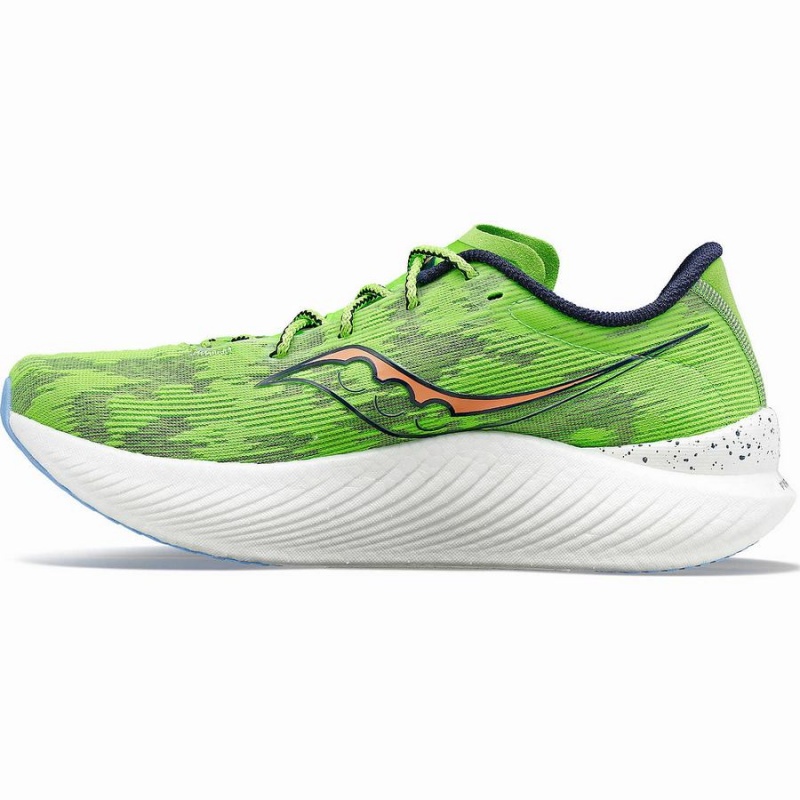 Men's Saucony Endorphin Pro 3 Running Shoes Green | UAE S04261-R02