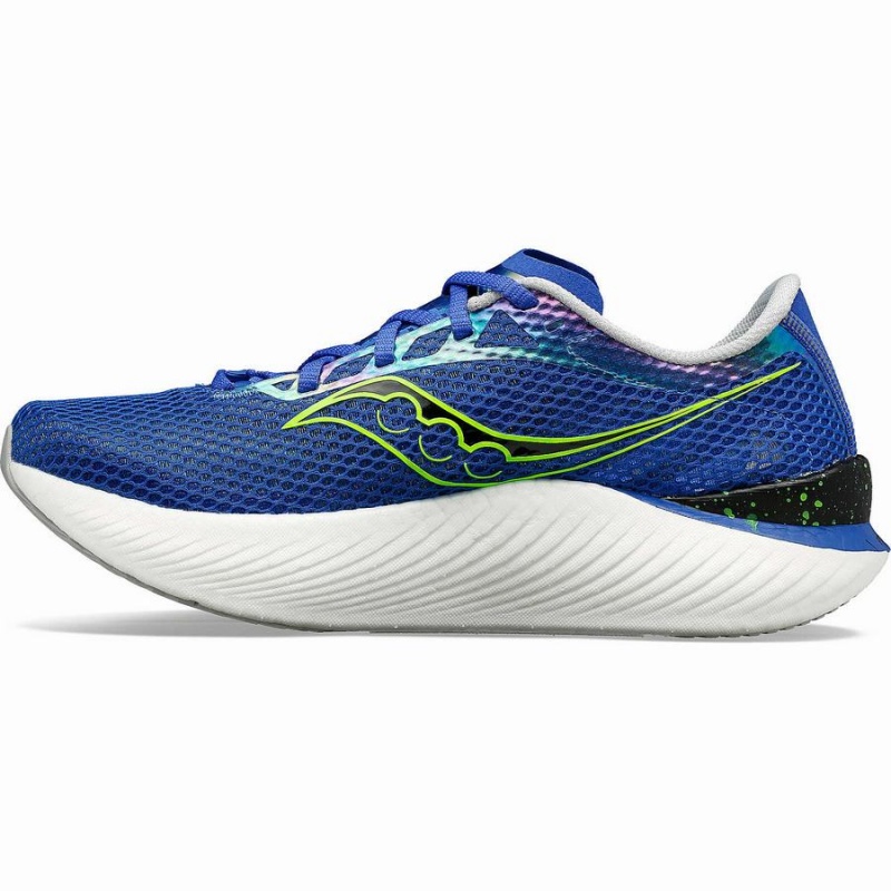 Men's Saucony Endorphin Pro 3 Running Shoes Blue / Green | UAE S79612-T78