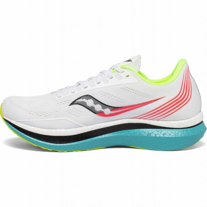 Men's Saucony Endorphin Pro Running Shoes White | UAE S21753-R84