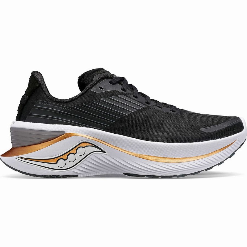 Men\'s Saucony Endorphin Shift 3 Running Shoes Black | UAE S72609-R62