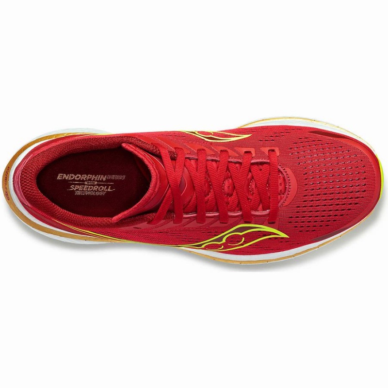 Men's Saucony Endorphin Speed 3 Running Shoes Red | UAE S56074-E07