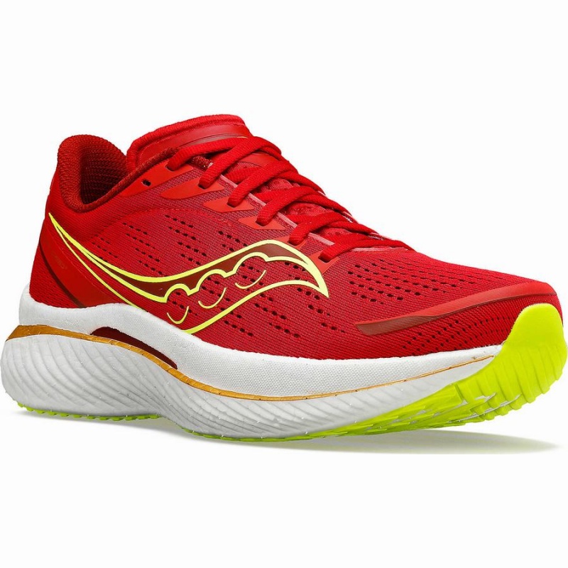 Men's Saucony Endorphin Speed 3 Running Shoes Red | UAE S56074-E07