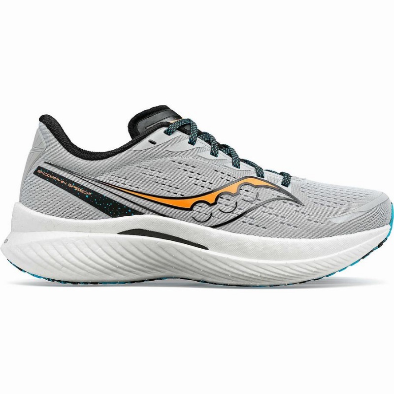 Men\'s Saucony Endorphin Speed 3 Running Shoes Grey | UAE S57693-P50