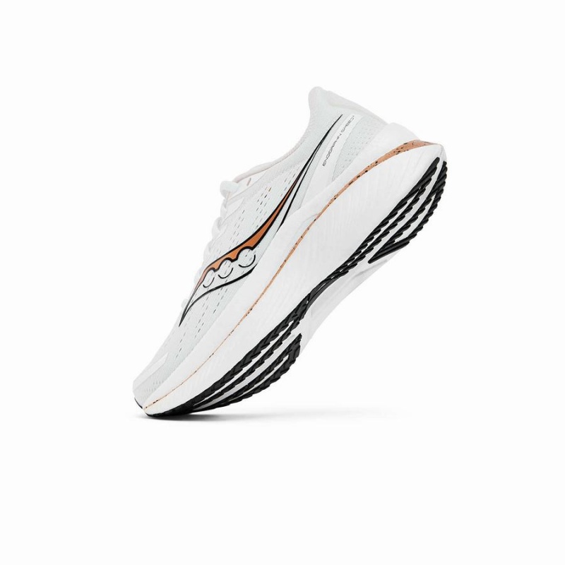 Men's Saucony Endorphin Speed 3 Running Shoes White / Gold | UAE S76852-X62