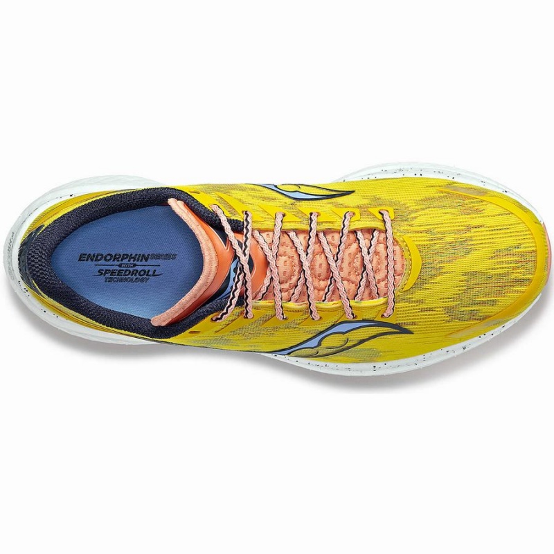 Men's Saucony Endorphin Speed 3 Running Shoes Yellow | UAE S68940-C96