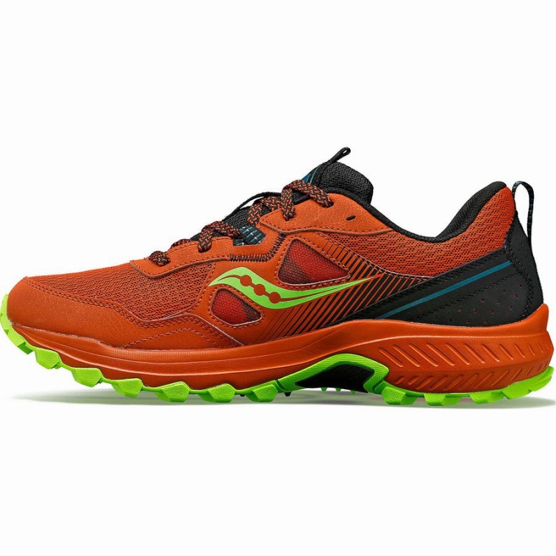 Men's Saucony Excursion TR16 Trail Running Shoes Orange / Green | UAE S28341-B43