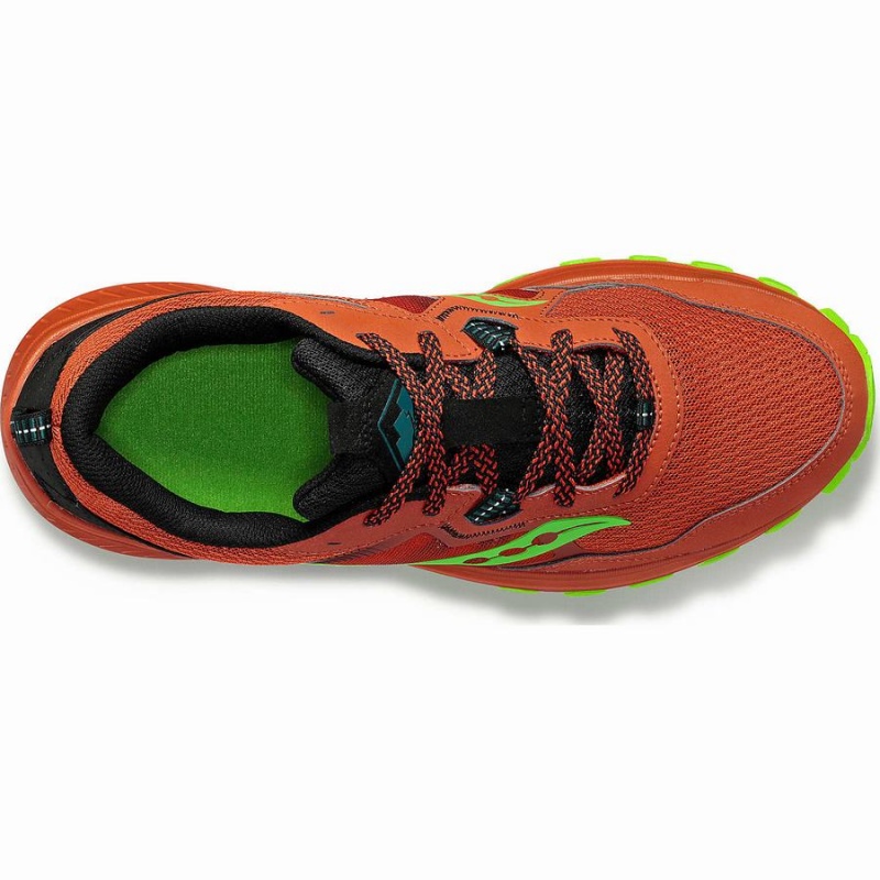 Men's Saucony Excursion TR16 Trail Running Shoes Orange / Green | UAE S28341-B43