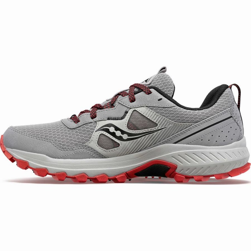 Men's Saucony Excursion TR16 Wide Trail Running Shoes Grey / Orange | UAE S61029-T73