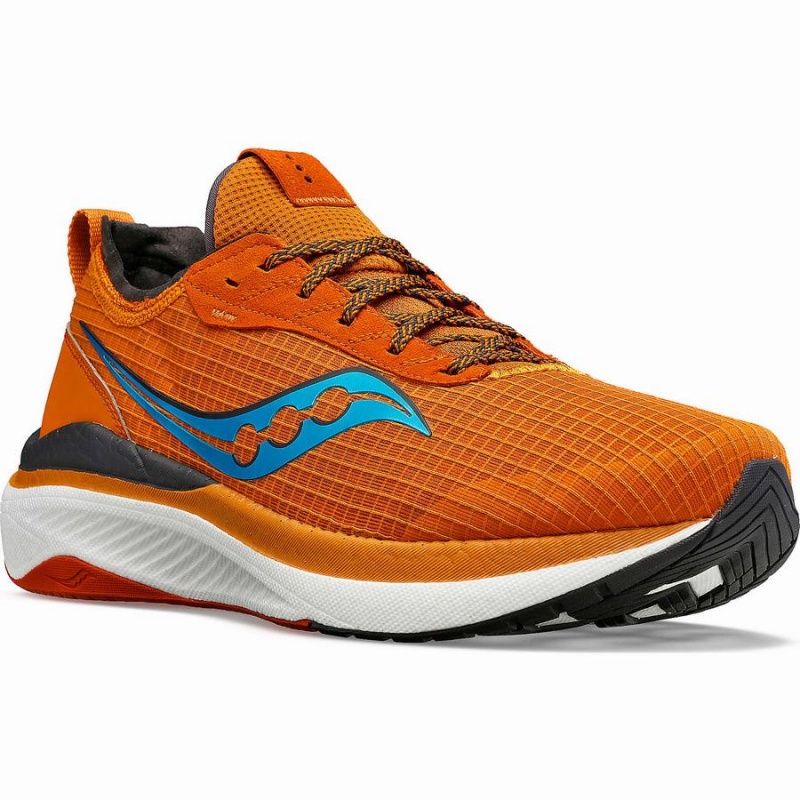 Men's Saucony Freedom Crossport Running Shoes Orange | UAE S91725-Z32