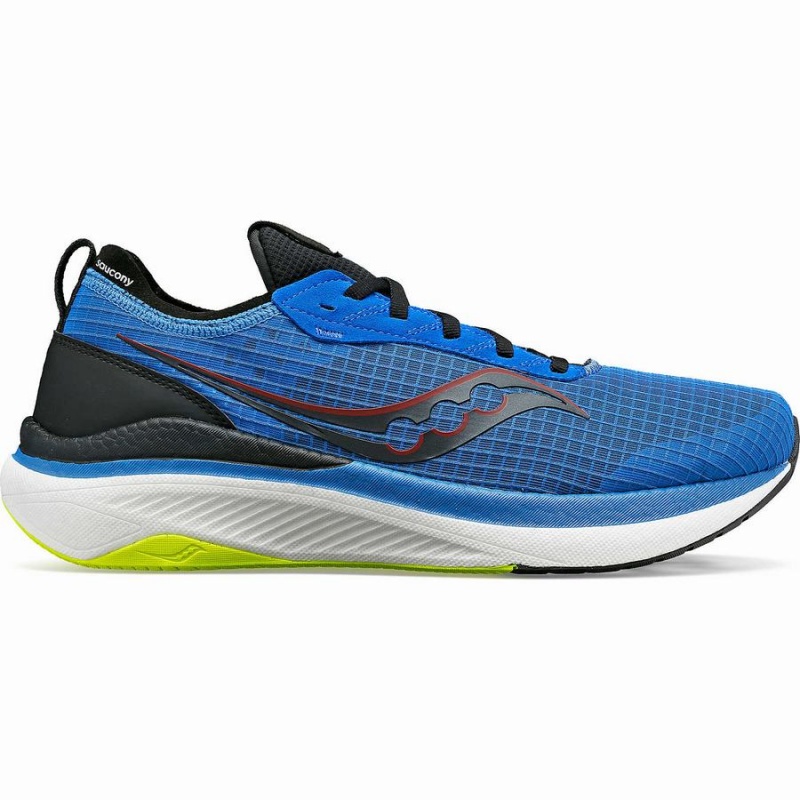 Men\'s Saucony Freedom Crossport Running Shoes Blue / Black | UAE S36094-C23