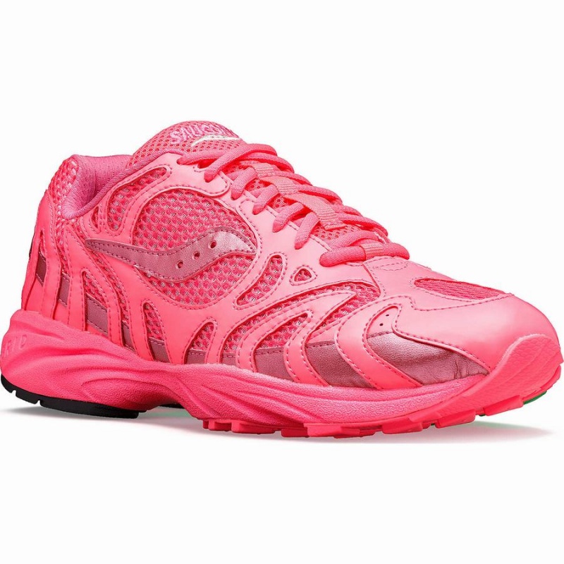 Men's Saucony Grid Azura 2000 Party Pack Sneakers Pink | UAE S63485-G43