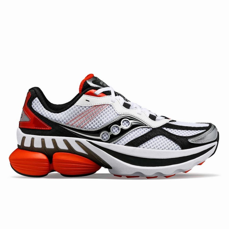 Men\'s Saucony Grid NXT Sneakers White / Red | UAE S37204-G85