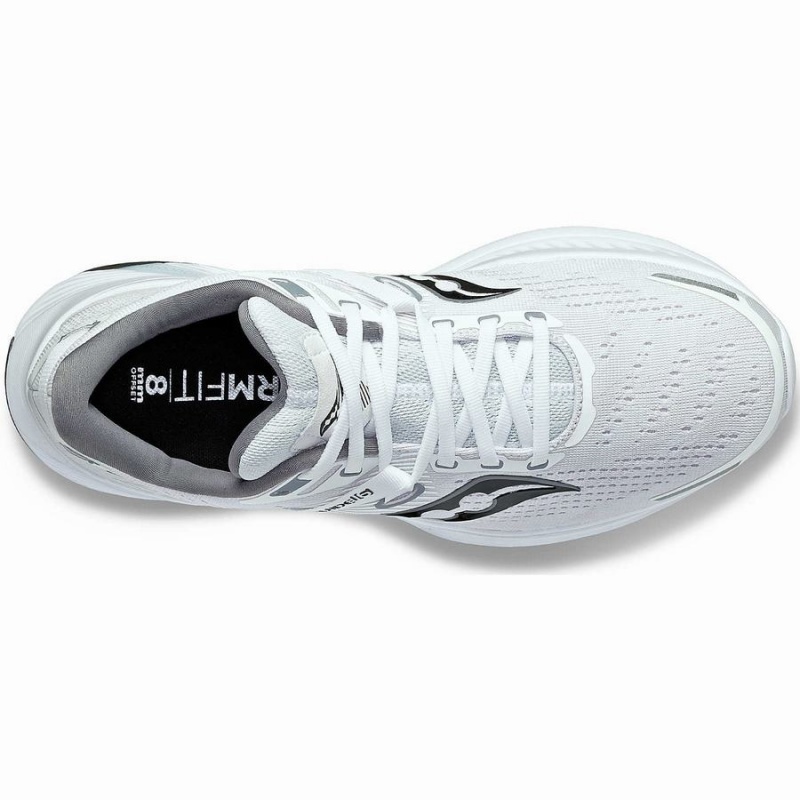 Men's Saucony Guide 16 Running Shoes White / Black | UAE S80942-M16