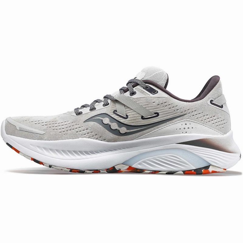 Men's Saucony Guide 16 Running Shoes White / Orange | UAE S61023-F70