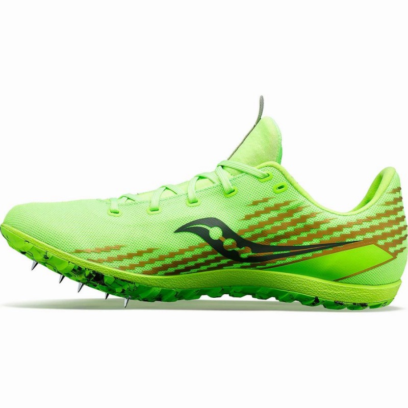 Men's Saucony Havok XC 3 Flat Track Spikes Green | UAE S13264-E45