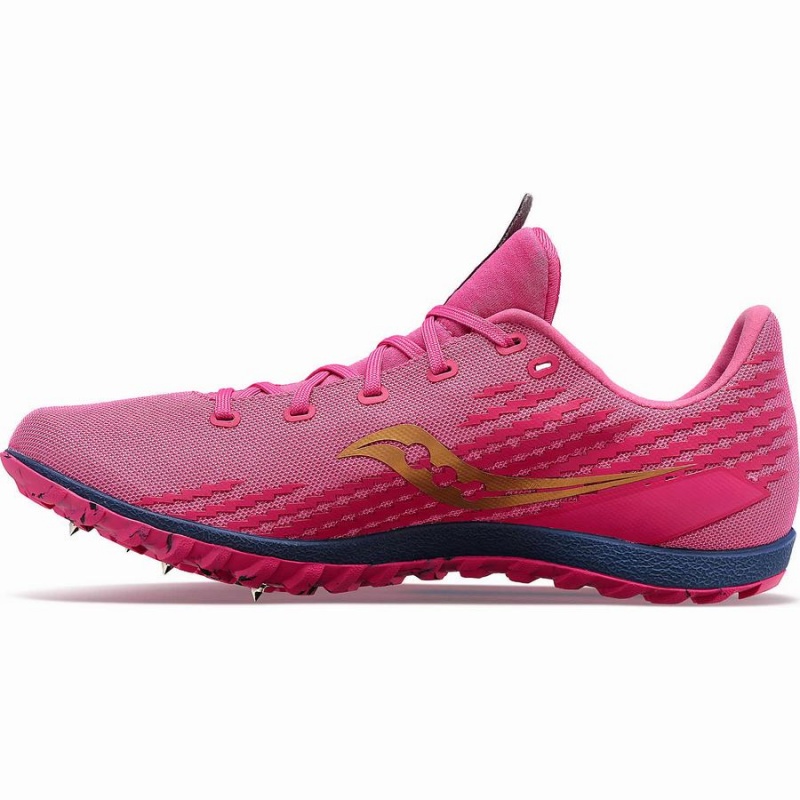 Men's Saucony Havok XC 3 Spike Track Spikes Pink / Navy | UAE S47593-L94