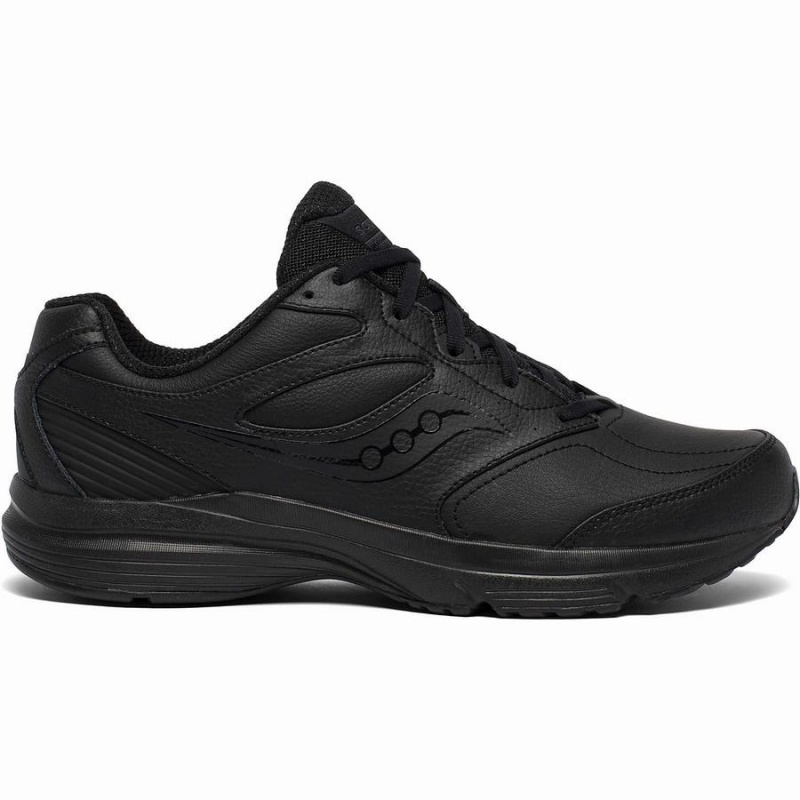 Men\'s Saucony Integrity Walker 3 Walking Shoes Black | UAE S42396-Z30