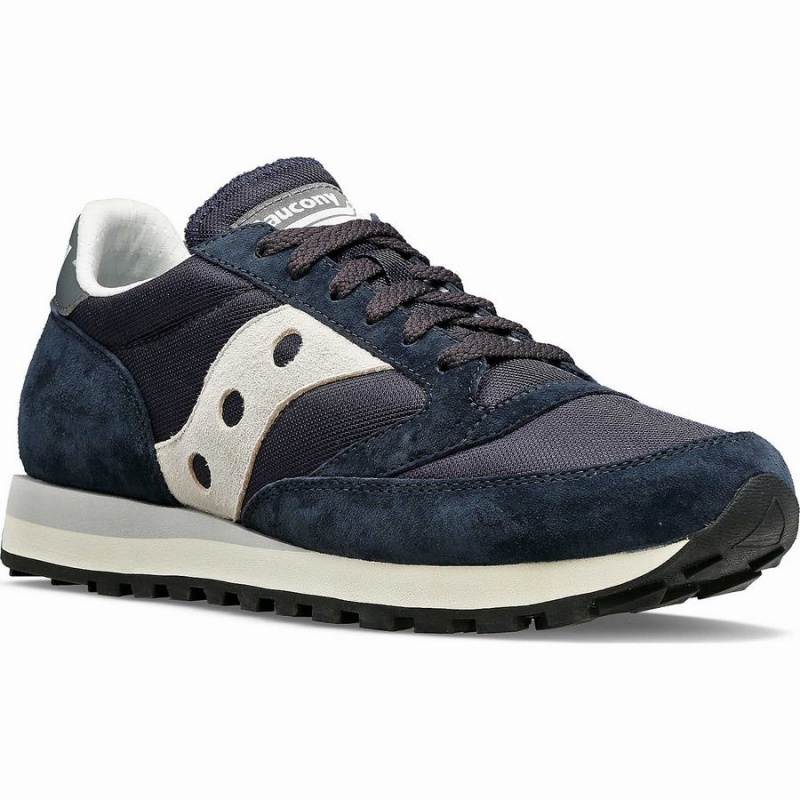 Men's Saucony Jazz 81 Sneakers Navy / Grey | UAE S72439-R91