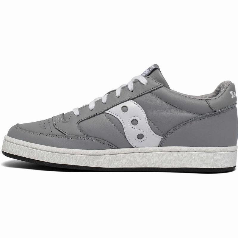 Men's Saucony Jazz Court Sneakers Grey / White | UAE S72480-Y43