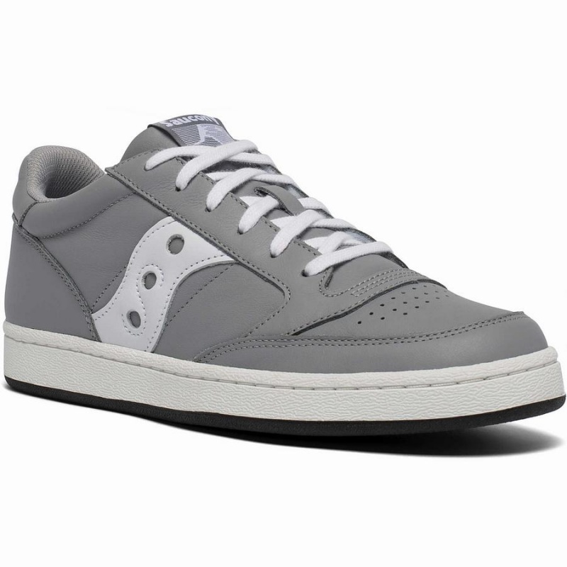 Men's Saucony Jazz Court Sneakers Grey / White | UAE S72480-Y43