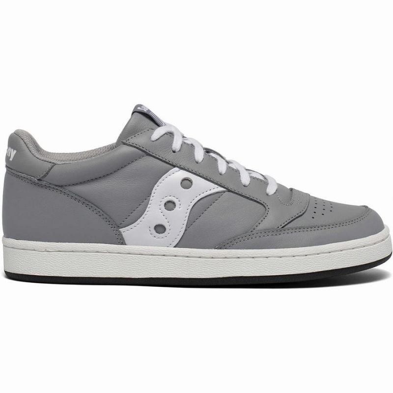 Men\'s Saucony Jazz Court Sneakers Grey / White | UAE S72480-Y43