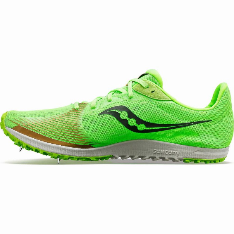 Men's Saucony Kilkenny XC9 Flat Track Spikes Green | UAE S08591-V14