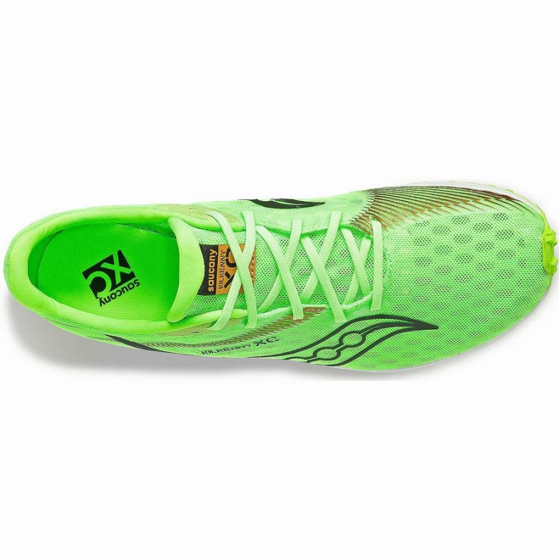 Men's Saucony Kilkenny XC9 Flat Track Spikes Green | UAE S08591-V14