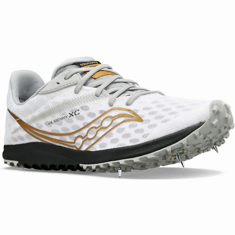 Men's Saucony Kilkenny XC9 Spike Track Spikes White | UAE S57328-N89