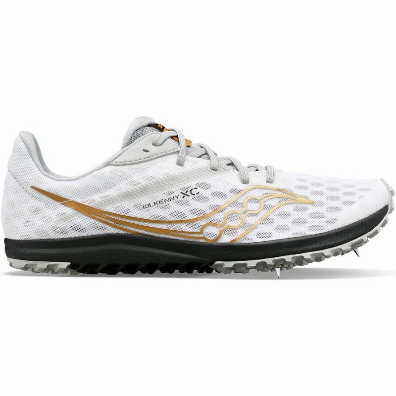 Men\'s Saucony Kilkenny XC9 Spike Track Spikes White | UAE S57328-N89