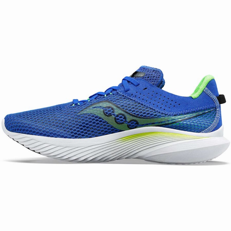 Men's Saucony Kinvara 14 Running Shoes Blue / Green | UAE S89471-T47