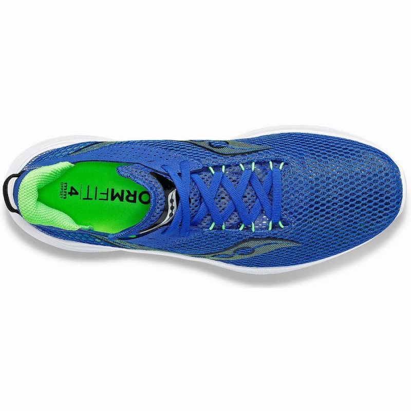 Men's Saucony Kinvara 14 Running Shoes Blue / Green | UAE S89471-T47