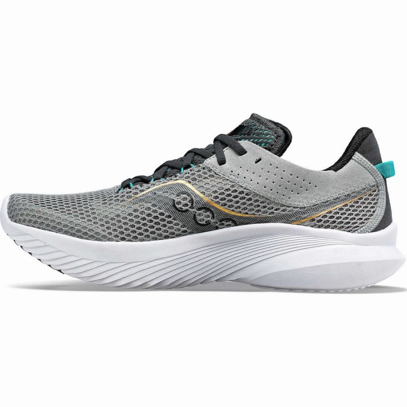 Men's Saucony Kinvara 14 Running Shoes Grey | UAE S95407-V86