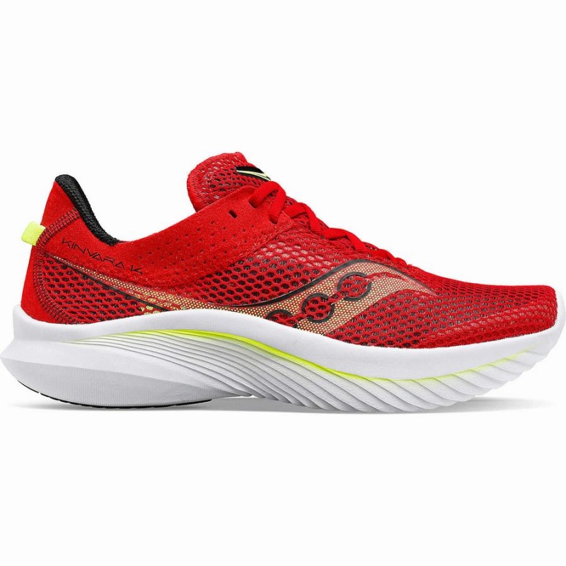 Men\'s Saucony Kinvara 14 Running Shoes Red | UAE S25819-P90