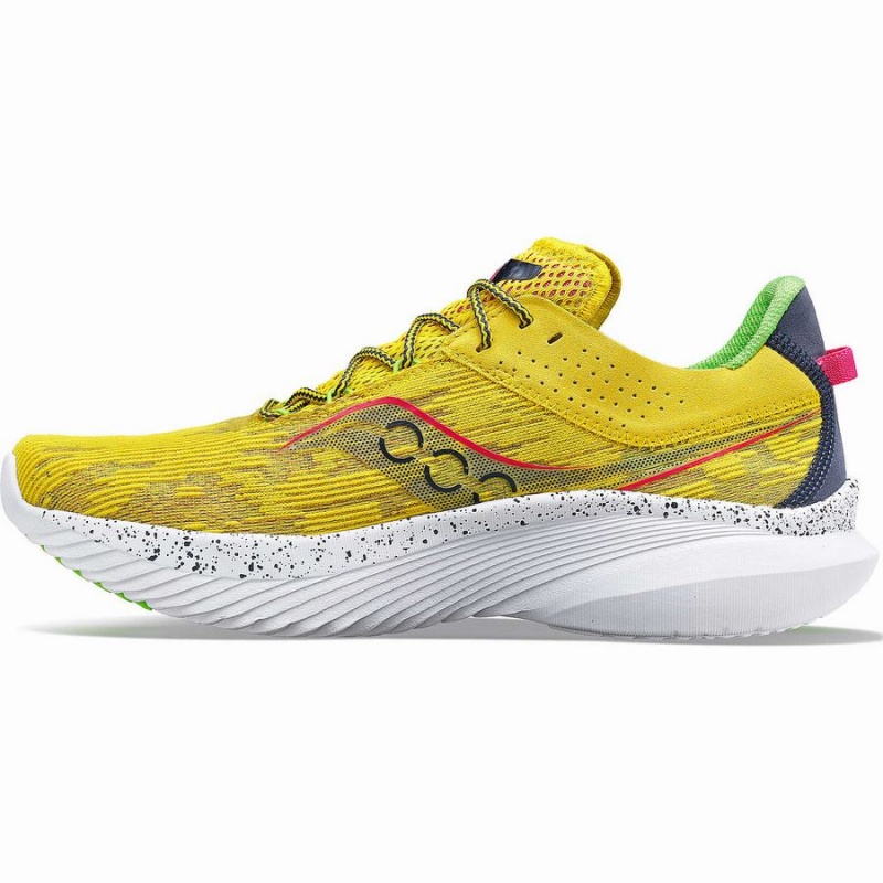 Men's Saucony Kinvara 14 Running Shoes Yellow | UAE S19364-Y65