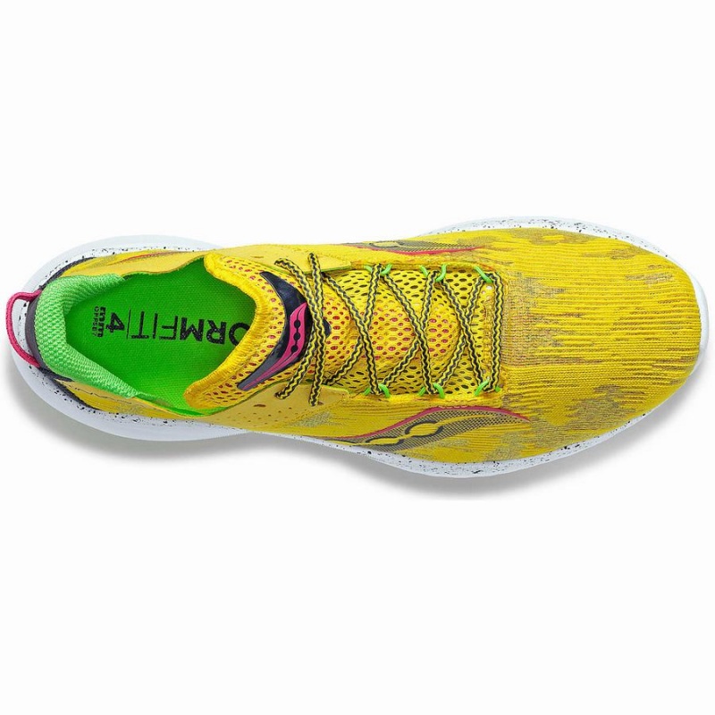 Men's Saucony Kinvara 14 Running Shoes Yellow | UAE S19364-Y65