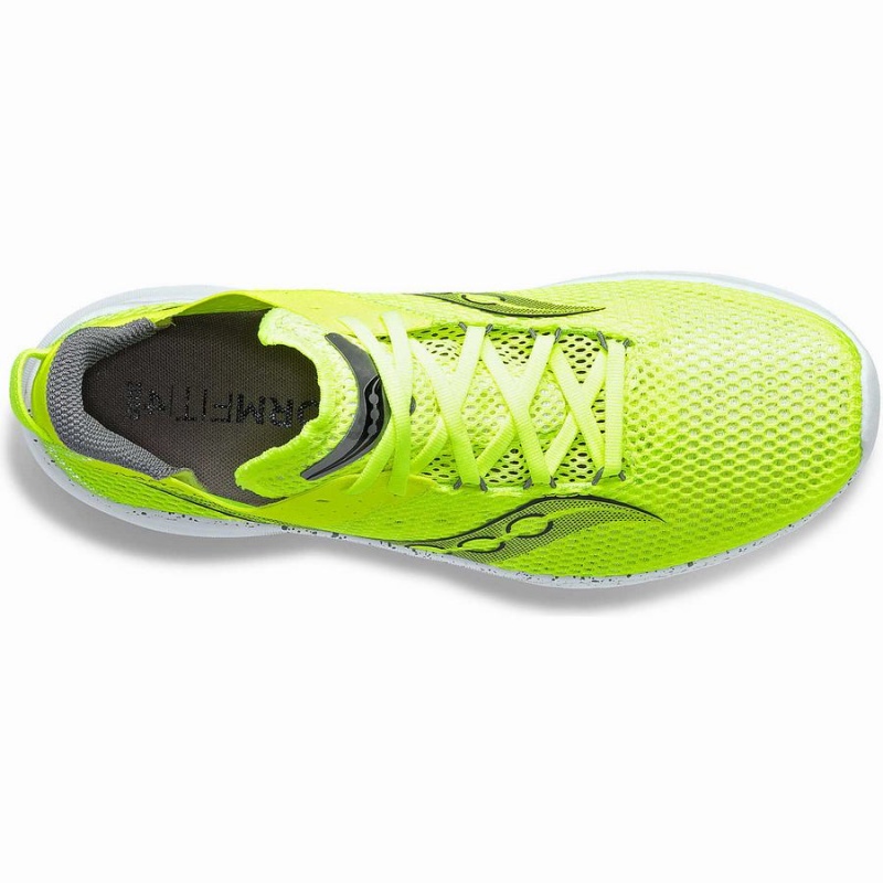 Men's Saucony Kinvara 14 Running Shoes Yellow / Black | UAE S40678-S87