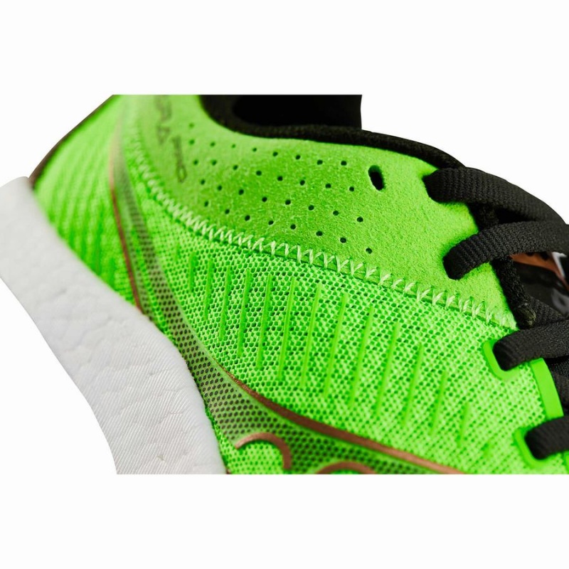 Men's Saucony Kinvara Pro Running Shoes Slime / Umbra | UAE S57689-K78