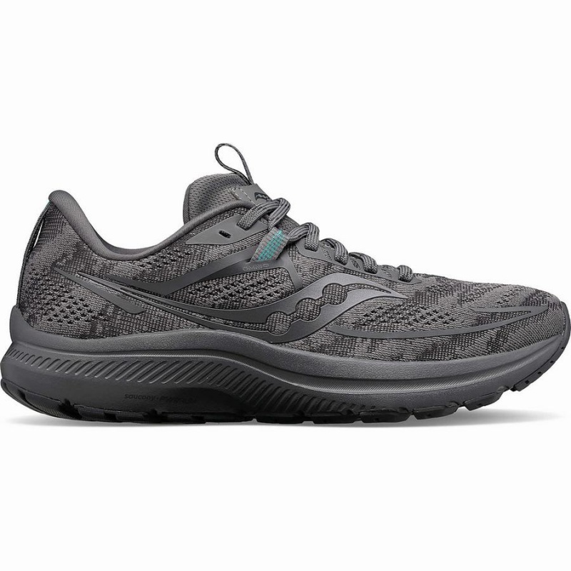 Men\'s Saucony Omni 21 Wide Running Shoes Grey | UAE S53298-E25