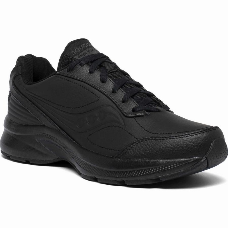 Men's Saucony Omni Walker 3 Walking Shoes Black | UAE S62879-V83