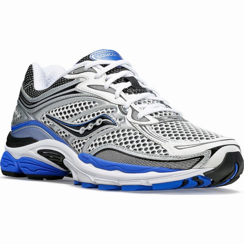 Men's Saucony ProGrid Omni 9 OG Sneakers White / Silver / Blue | UAE S47180-V50