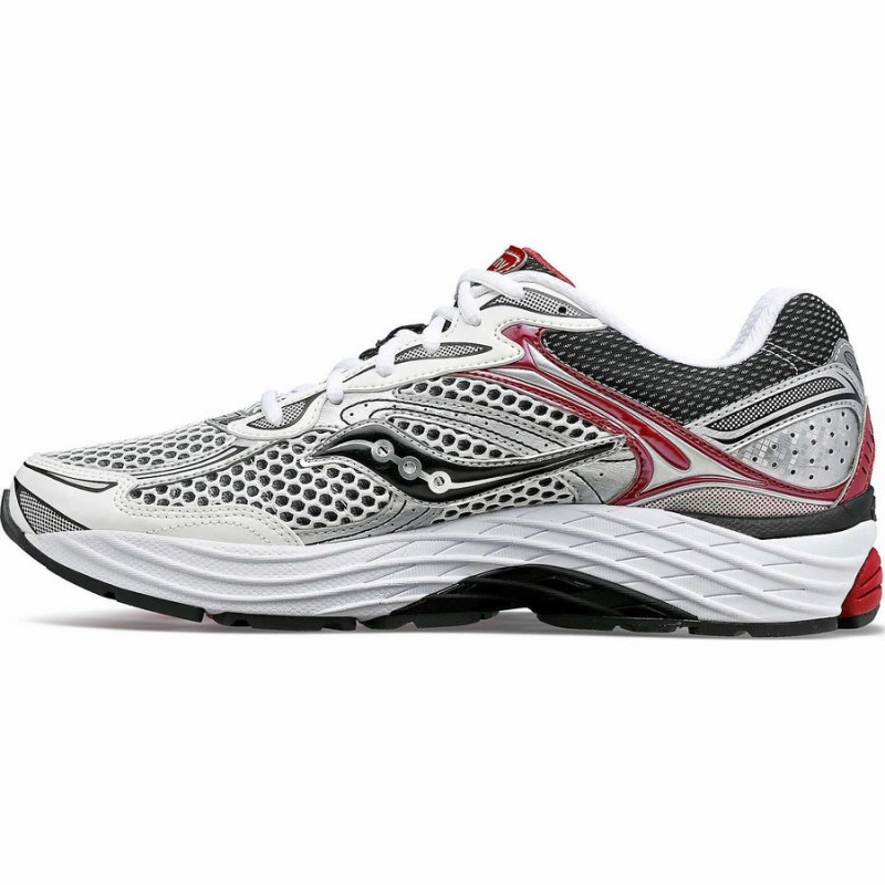 Men's Saucony ProGrid Omni 9 OG Sneakers White / Silver / Red | UAE S35861-B26