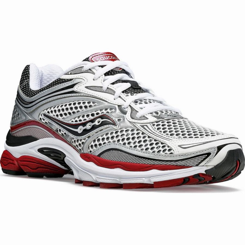 Men's Saucony ProGrid Omni 9 OG Sneakers White / Silver / Red | UAE S35861-B26