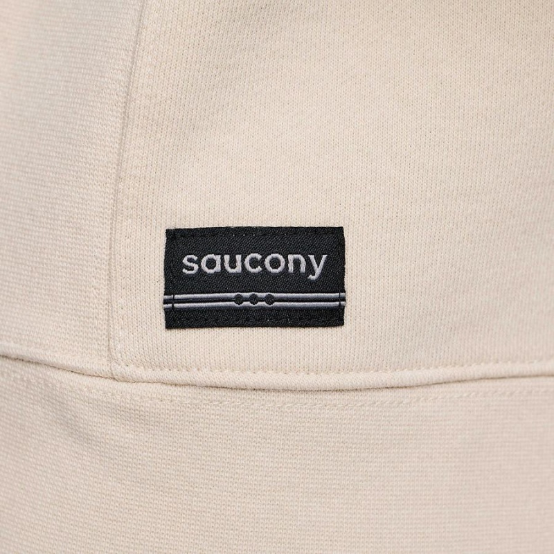 Men's Saucony Recovery Crew Sweatshirt Beige | UAE S69153-U24