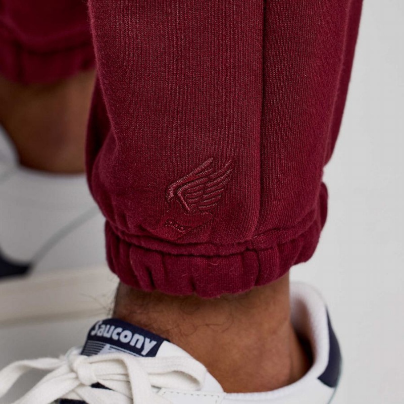 Men's Saucony Recovery Sweatpants Red | UAE S10842-B80